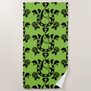 Toalha De Praia Pony Dressage Home Decor