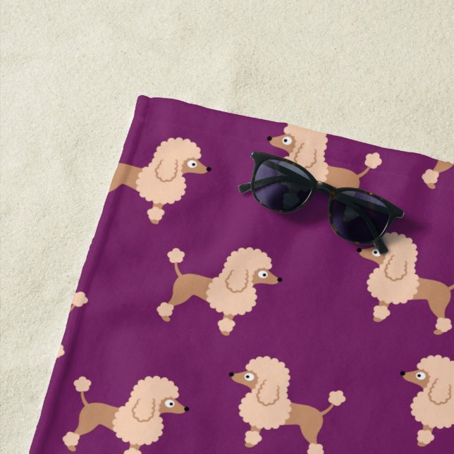 Toalha De Praia Poodle Beach Towel (In Situ)
