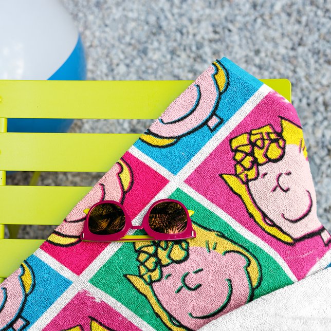 Toalha De Praia Pop Art Sally | Padrão Mod for You (Criador carregado)