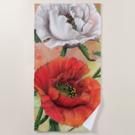 Toalha De Praia Poppies Beach Towel