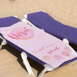 Toalha De Praia Por favor, toque na Rosquinha - seu nome - Rosquin<br><div class="desc">Essa toalha de praia engraçada e fofa está pronta para você personalizar com seu nome. A design apresenta uma rosquinha de anel gelado com a frase "Por favor, toque de Rosquinha" como uma peça divertida em palavras, que também pode servir como um pedido amigável para não mexer com as suas...</div>
