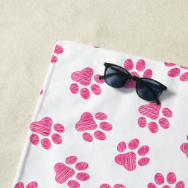 Toalha De Praia Porcas, Patas-Cães, Patas-Rosa