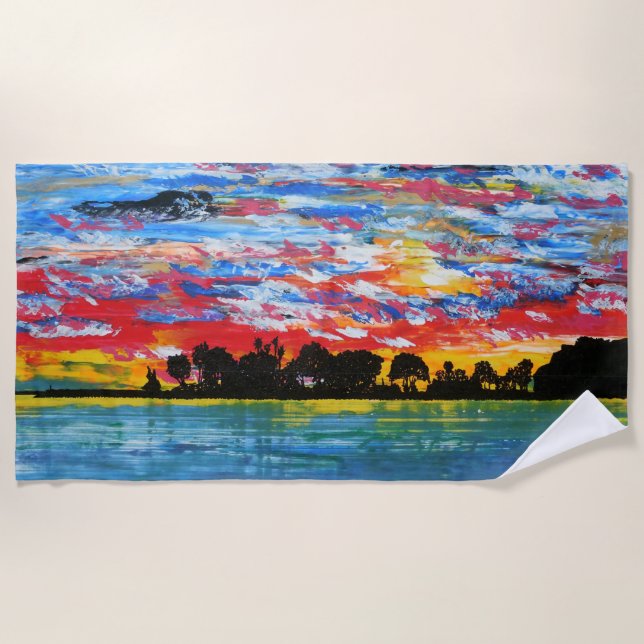 Toalha De Praia (porto de Dana) (Frente)