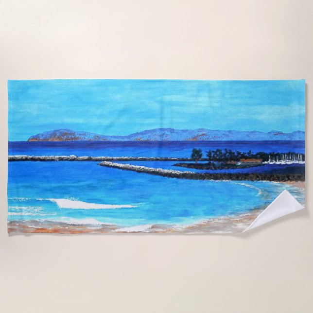 Toalha De Praia Porto de Dana (Frente)