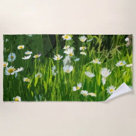 Toalha De Praia Prado de flores