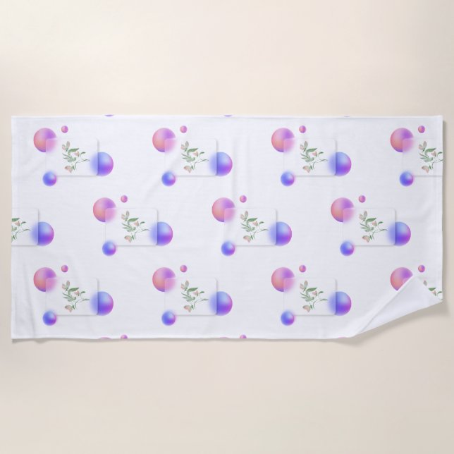 Toalha De Praia Praia (Frente)