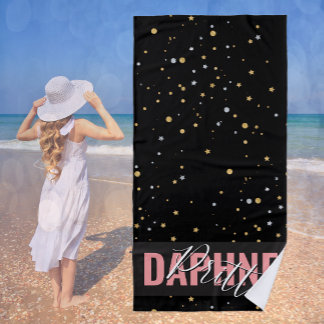 Toalha De Praia Praia Assinatura, moda "Daphne Pritti" chic DK
