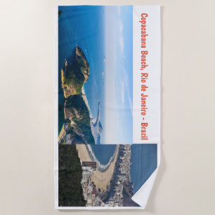 Toalha De Praia Praia de Copacabana, Rio de Janeiro Brasil