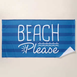 Toalha De Praia Praia, por favor