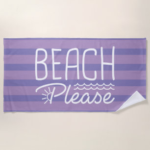 Toalha De Praia Praia, por favor