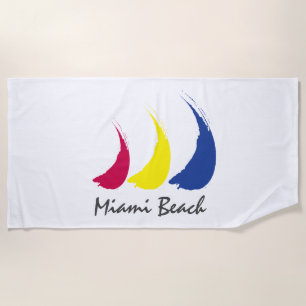 Toalha De Praia Praia Sails_Paint-The-Wind_Miami
