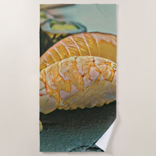 Toalha De Praia Presente de amante Sushi