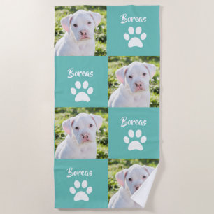 Toalha De Praia Presentes de Animais de Estimação Personalizados