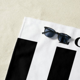 Toalha de praia - Preto&Branco