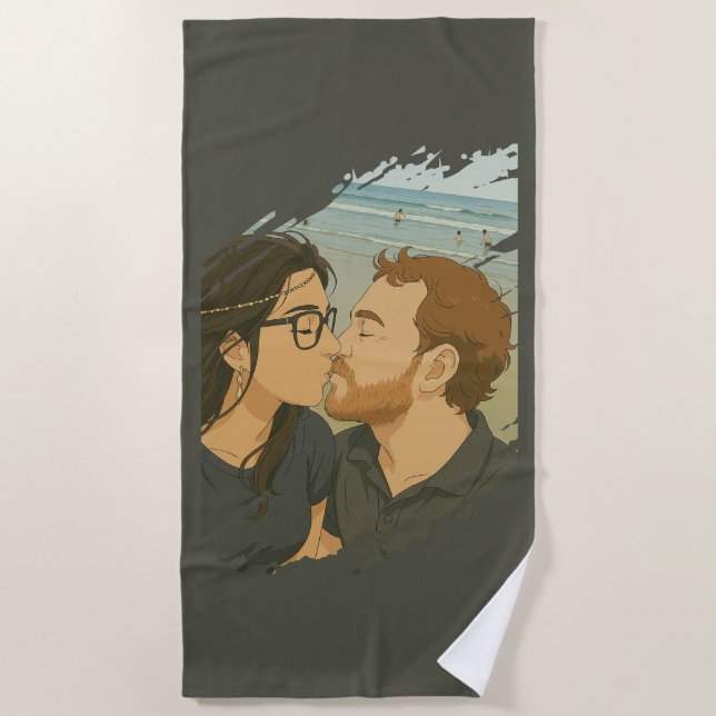 Toalha De Praia Princesa ama Adorinha (Frente)