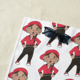 Toalha De Praia Professor Dançarino de Classe de Dança Hip Hop Per