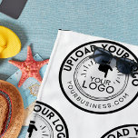 Toalha De Praia Promocional da marca de logotipo da empresa<br><div class="desc">Façam uma declaração na praia ou ao largo com nossa toalha de praia. Com a habilidade de incorporar o logotipo circular de sua empresa a um padrão único e na moda, esta toalha é o acessório perfeito para o verão para promover sua marca de forma divertida e divertida. Saia da...</div>