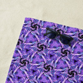Toalha De Praia Pulso Violeta