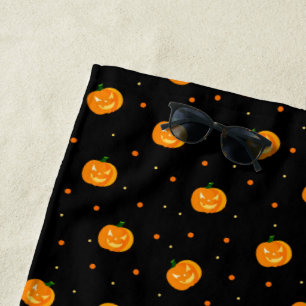 Toalha De Praia Pumpkin Rain Beach Towel