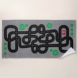 Toalha De Praia Race Track Kids Playmat Cars Trucks Name Racing