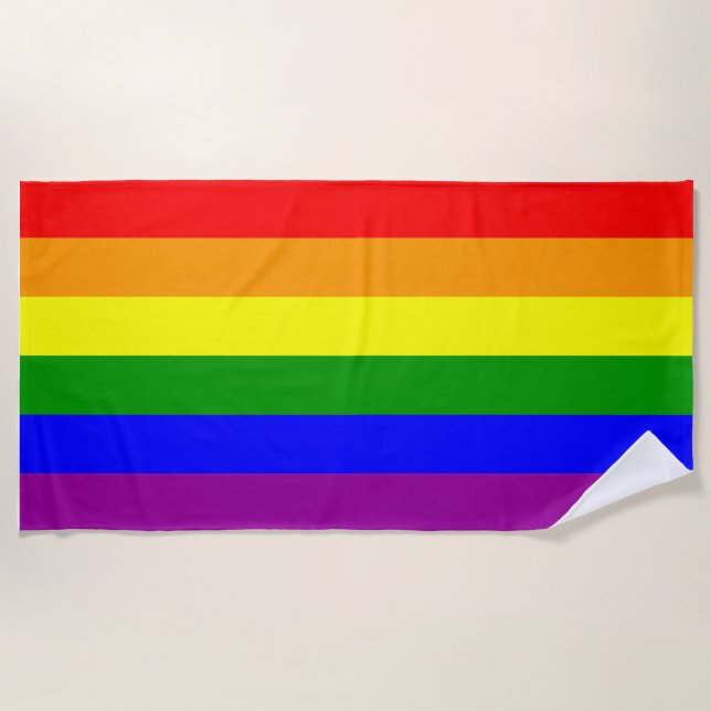 Toalha De Praia Rainbow Beach Towel (Frente)