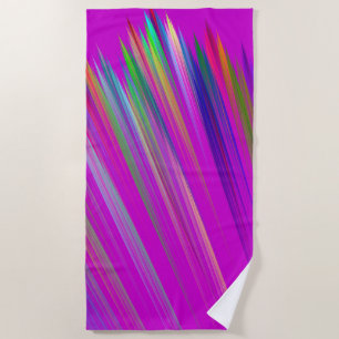 Toalha De Praia Rainbow stripes