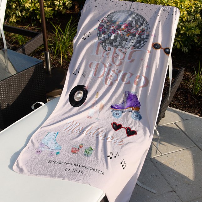 Toalha De Praia Rastreamento do cilindro retrorreflector da Disco  (Criador carregado)