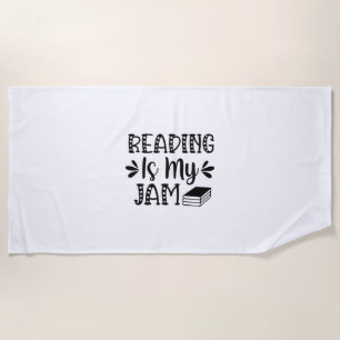 Toalha De Praia Reading Art Reading Is My Jam