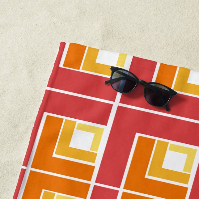 Toalha De Praia Red Topsy Turvy (In Situ)