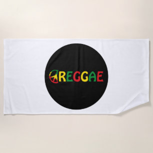 Toalha De Praia Reggae Music