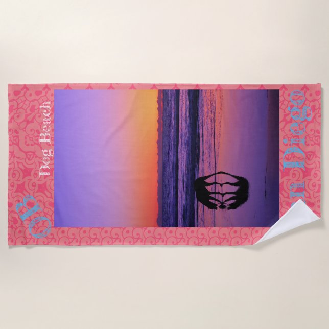 Toalha De Praia Regra dos Cachorros! (Frente)