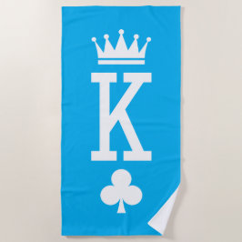 Toalha De Praia Rei das cartas