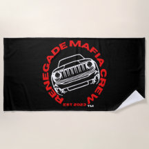 Renegada Mafia Crew Beach Towel