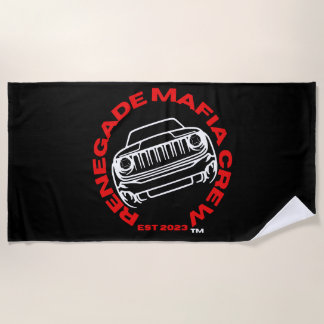 Toalha De Praia Renegada Mafia Crew Beach Towel