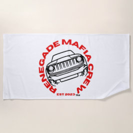 Toalha De Praia Renegada Mafia Crew Beach Towel