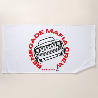 Toalha De Praia Renegada Mafia Crew Beach Towel