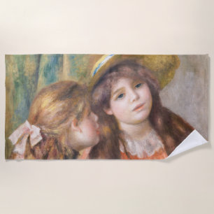 Toalha De Praia Renoir - Retrato de Duas Meninas