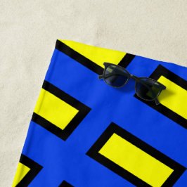 Toalha De Praia Retângulo Pattern Beach Towel