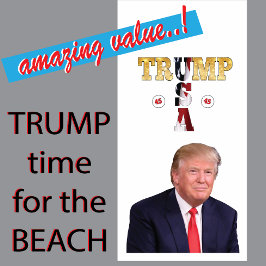 Toalha De Praia Retrato Presidencial Trump