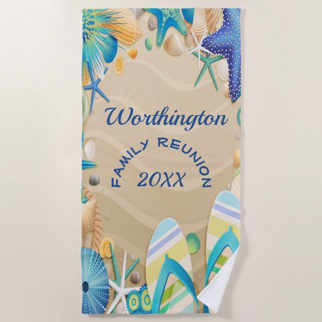 Toalha De Praia Reunion Beach Towel (Frente)