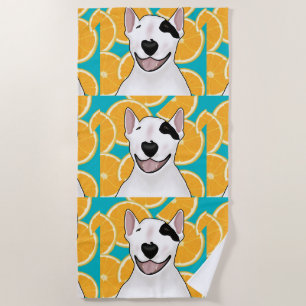Toalha De Praia Rex O Bolsa Fruta Terrier Da TV