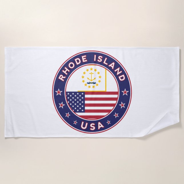 Toalha De Praia Rhode Island (Frente)