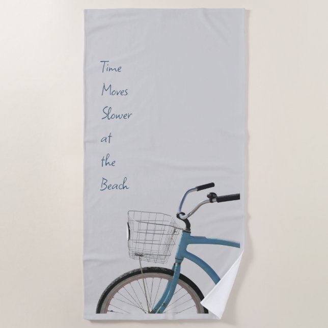 Toalha De Praia Rhode Island Coastal Cruiser Bike Beach Towel (Frente)