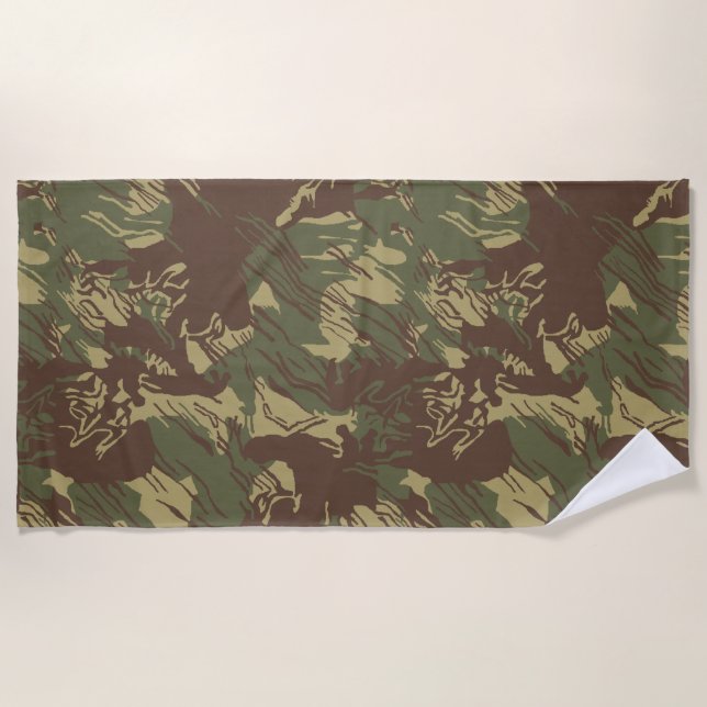Toalha De Praia Rhodesian CAMO Beach Towel (Frente)