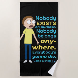 Toalha De Praia RICK E MORTY™ Não Existe Ninguém Para Fins