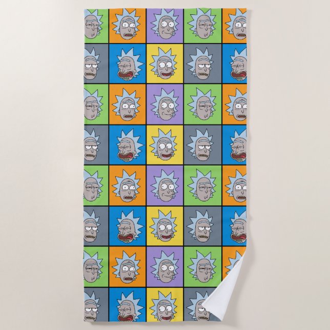 Toalha De Praia RICK E MORTY™ | Rick (Frente)