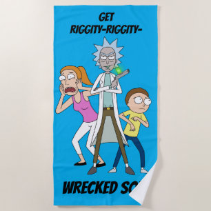 Toalha De Praia RICK E MORTY™   Rick, Morty e Verão