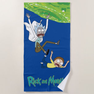 Toalha De Praia RICK E MORTY™   Saída Do Portal