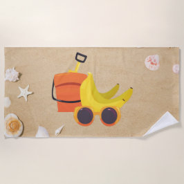 Toalha De Praia Ripe Bananas Beach Towel