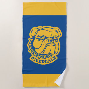 Toalha De Praia Riverdale Bulldog Head